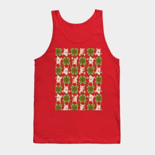 Canna flower patterns that resemble cat eyes. Tank Top